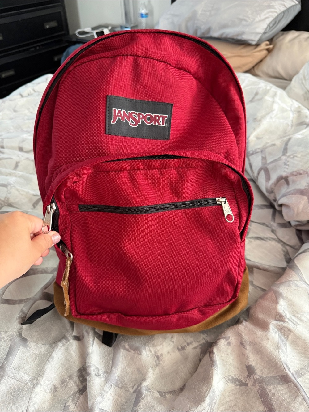 Jansport Maroon Everyday Backpack